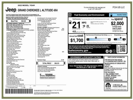 2022 Jeep Grand Cherokee L Laredo