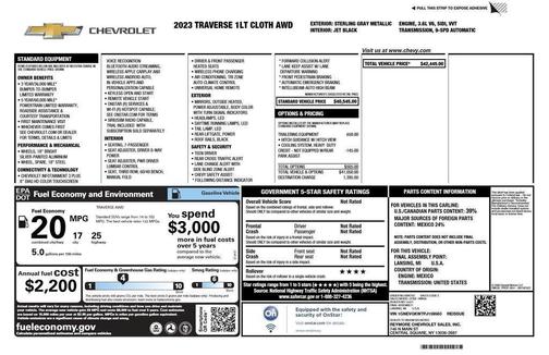 2023 Chevrolet Traverse LT Cloth