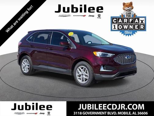 Burgundy 2024 Ford Edge SEL