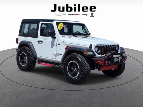 Bright White Clearcoat 2024 Jeep Wrangler Sport