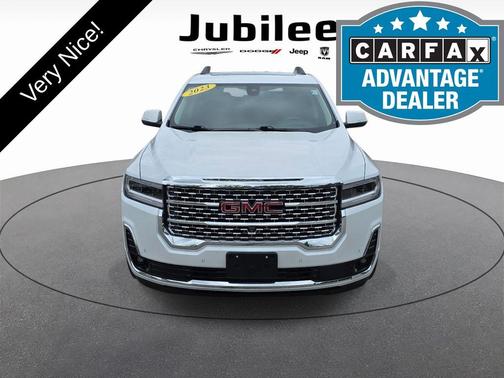 White Frost Tri-Coat 2023 GMC Acadia Denali