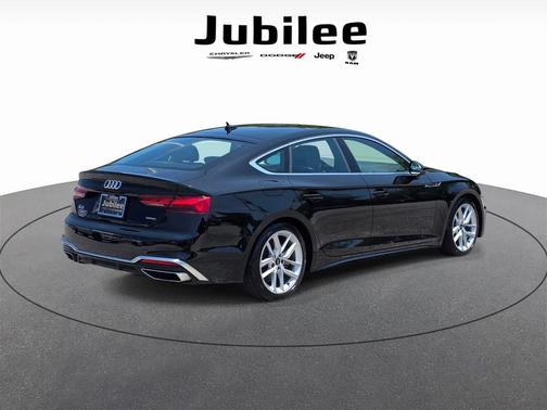 Mythos Black Metallic 2024 Audi A5 Sportback 45 S line quattro Premium