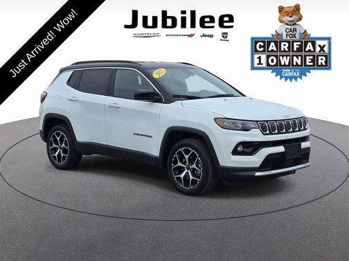 Bright White Clearcoat 2025 Jeep Compass Limited