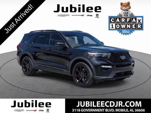 Black Metallic 2022 Ford Explorer ST
