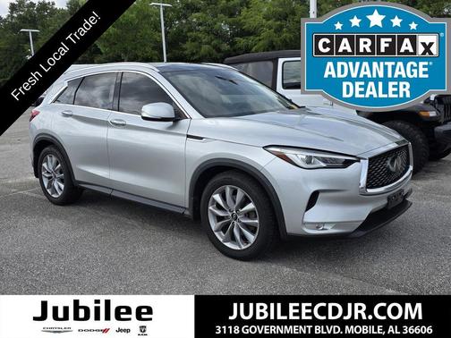 Liquid Platinum 2021 INFINITI QX50 Luxe