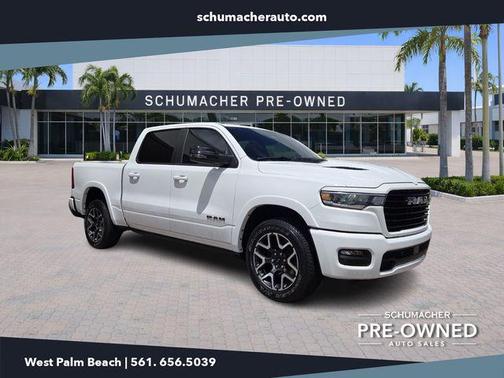 Bright White Clearcoat 2025 RAM 1500 Laramie