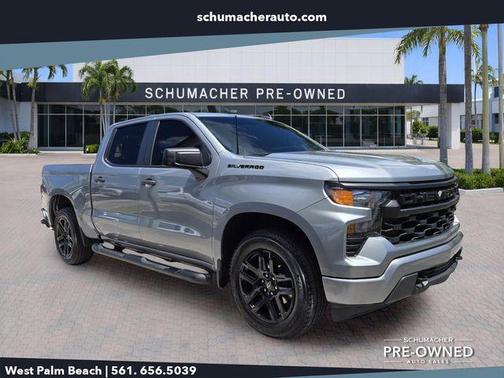 Sterling Gray Metallic 2024 Chevrolet Silverado 1500 Custom