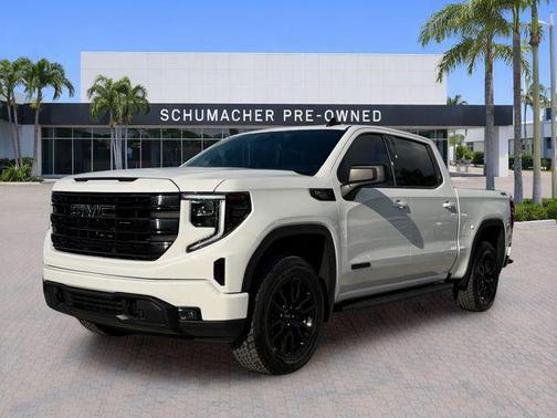 Summit White 2025 GMC Sierra 1500 Elevation