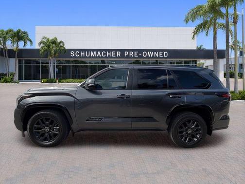 Magnetic Gray Metallic 2024 Toyota Sequoia Platinum