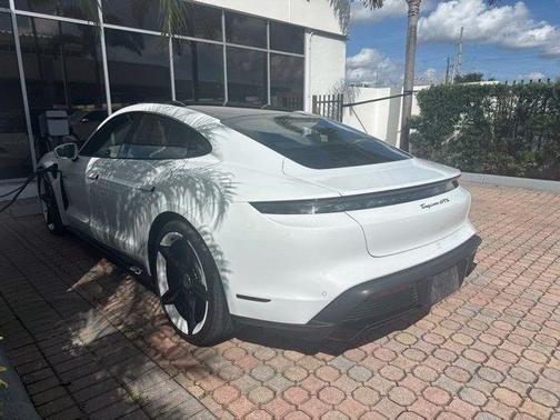 White 2023 Porsche Taycan GTS