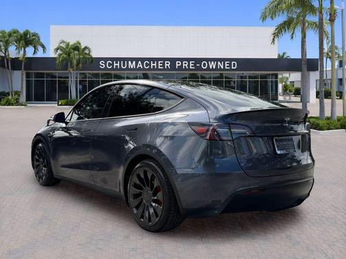 Gray 2023 Tesla Model Y Performance