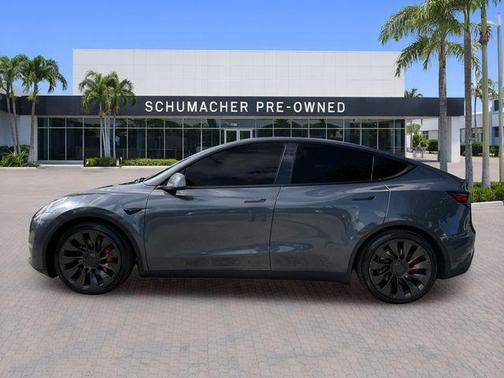 Gray 2023 Tesla Model Y Performance