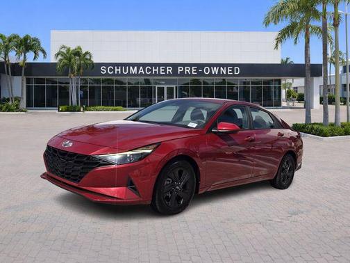 Scarlet Red Pearl 2021 Hyundai ELANTRA SEL