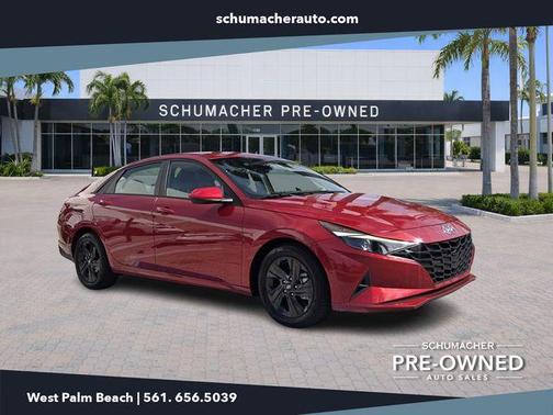 Scarlet Red Pearl 2021 Hyundai ELANTRA SEL