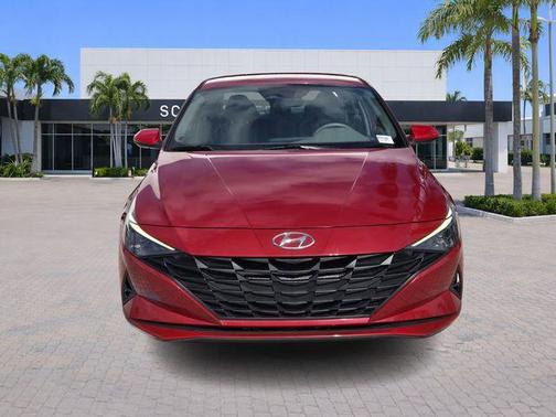 Scarlet Red Pearl 2021 Hyundai ELANTRA SEL