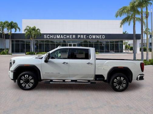 White Frost Tri-Coat 2025 GMC Sierra 2500 Denali
