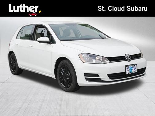 Pure White 2016 Volkswagen Golf TSI S 4-Door