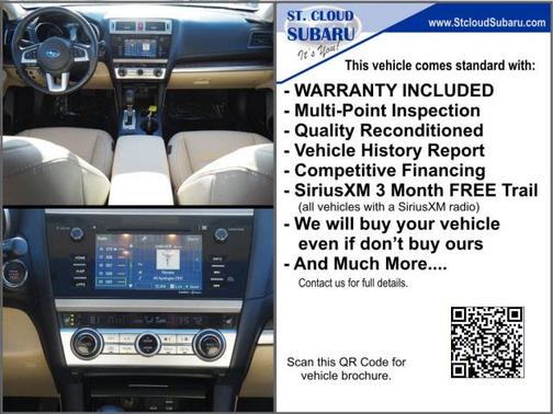 Tungsten Metallic 2016 Subaru Outback 2.5i Limited