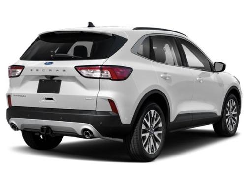 Star White Metallic Tri-Coat 2020 Ford Escape Titanium