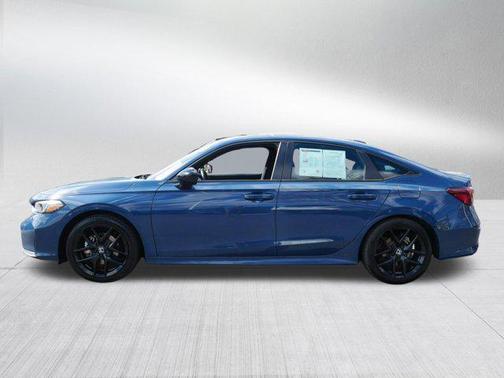 Blue Lagoon Pearl 2025 Honda Civic Hybrid Sport