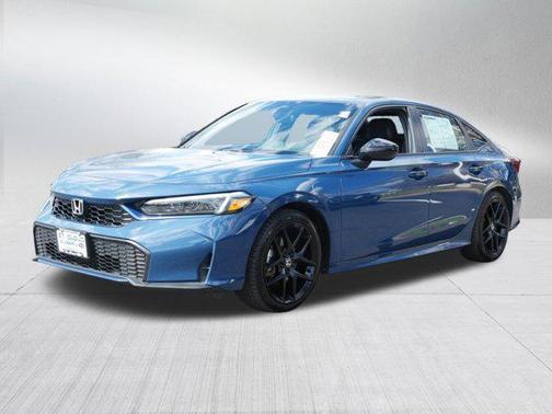 Blue Lagoon Pearl 2025 Honda Civic Hybrid Sport