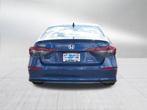 Blue Lagoon Pearl 2025 Honda Civic Hybrid Sport
