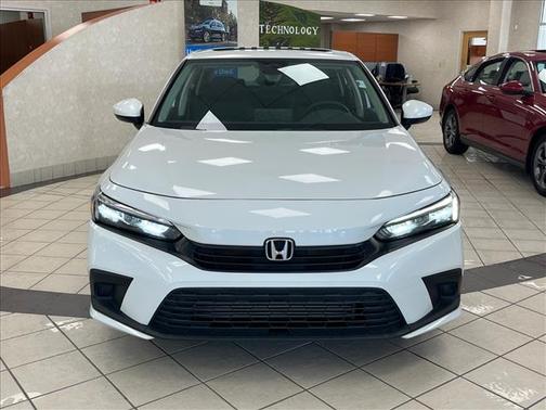 Platinum White Pearl 2023 Honda Civic EX