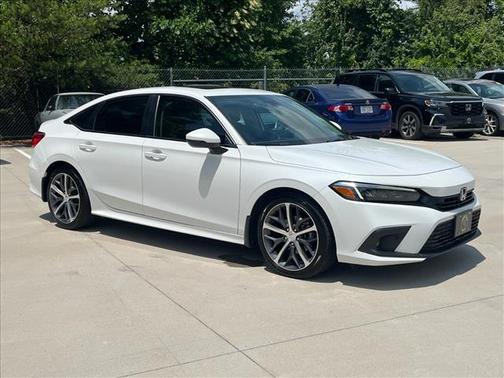 Platinum White Pearl 2023 Honda Civic Touring