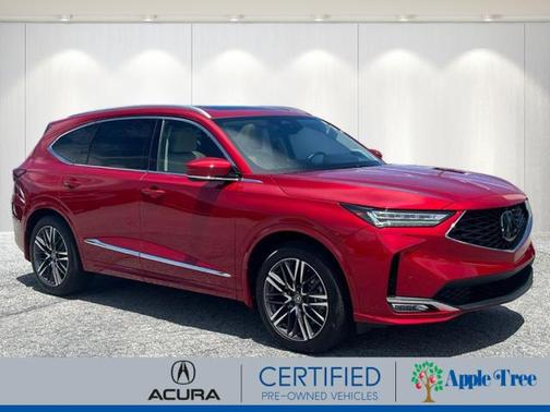 Performance Red Pearl 2025 Acura MDX Advance