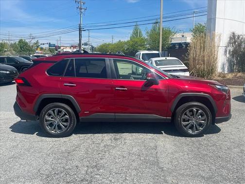 Ruby Flare Pearl 2025 Toyota RAV4 Hybrid Limited