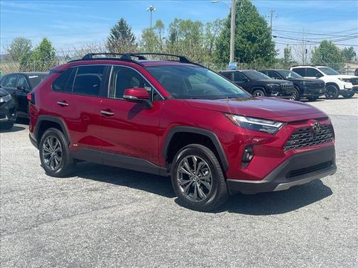 Ruby Flare Pearl 2025 Toyota RAV4 Hybrid Limited