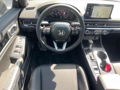 Platinum White Pearl 2026 Honda Civic Hybrid Sport Touring
