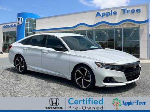 Platinum White Pearl 2022 Honda Accord Sport 1.5T
