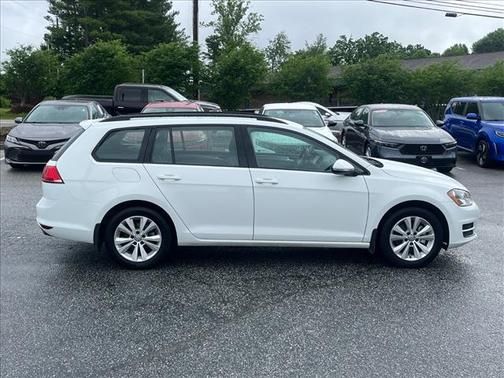 Pure White 2017 Volkswagen Golf SportWagen TSI S