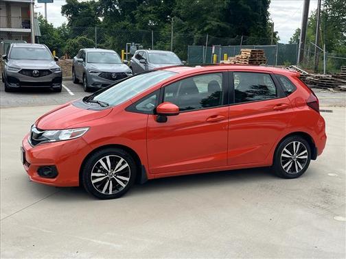 Orange Fury 2018 Honda Fit EX