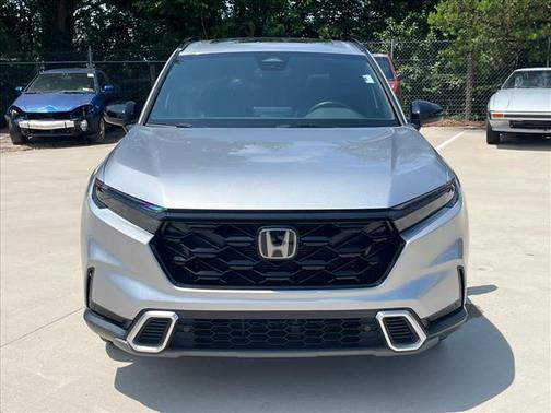 Solar Silver Metallic 2025 Honda CR-V Hybrid Sport Touring