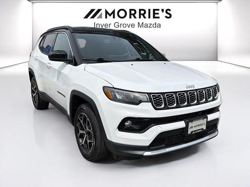 Bright White Clearcoat 2025 Jeep Compass Limited