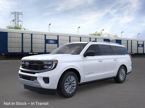 Star White Metallic Tri-Coat 2026 Ford Expedition Max Platinum