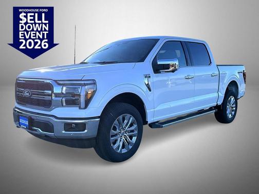 Star White Metallic Tri-Coat 2026 Ford F-150 Lariat