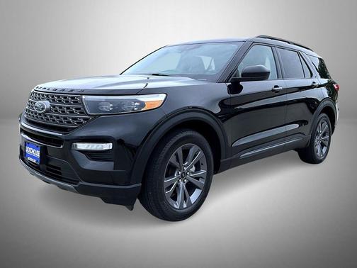 Agate Black Metallic 2023 Ford Explorer XLT