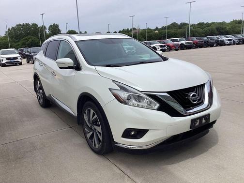 Pearl White 2015 Nissan Murano Platinum