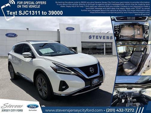 Pearl White Tricoat 2023 Nissan Murano Platinum Intelligent AWD