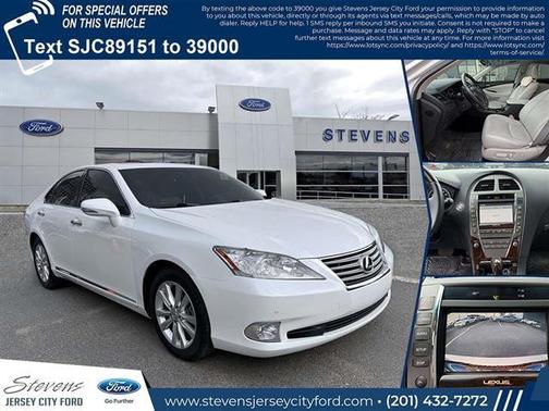 White 2011 Lexus ES 350 Base