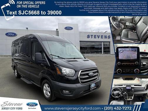 Agate Black 2020 Ford Transit-350 XLT