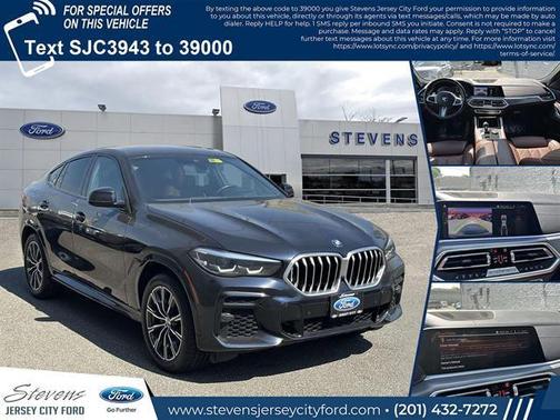 Carbon Black Metallic 2023 BMW X6 xDrive40i