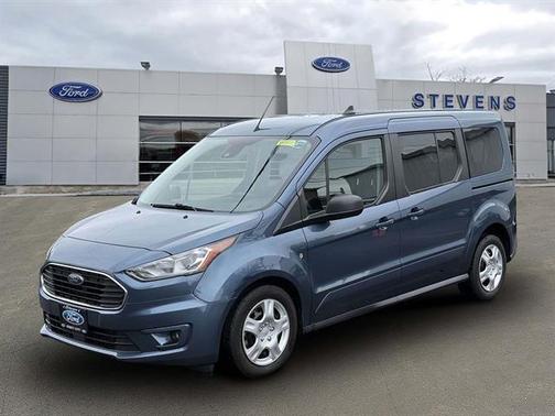 Blue 2019 Ford Transit Connect XLT w/Rear Liftgate
