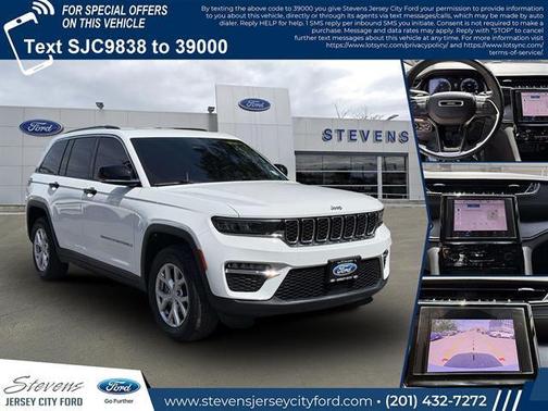 Bright White Clearcoat 2022 Jeep Grand Cherokee Limited