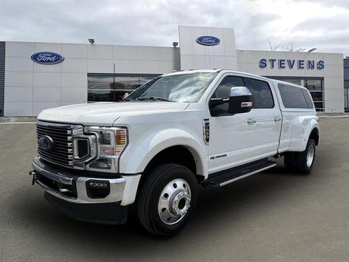 Star White Metallic Tri-Coat 2020 Ford F-450 Lariat