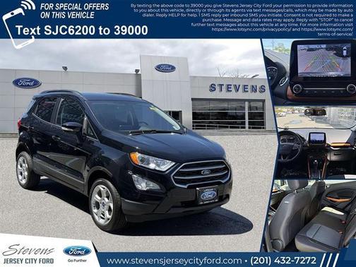 Shadow Black 2022 Ford EcoSport SE