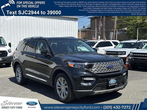 Agate Black Metallic 2023 Ford Explorer Limited